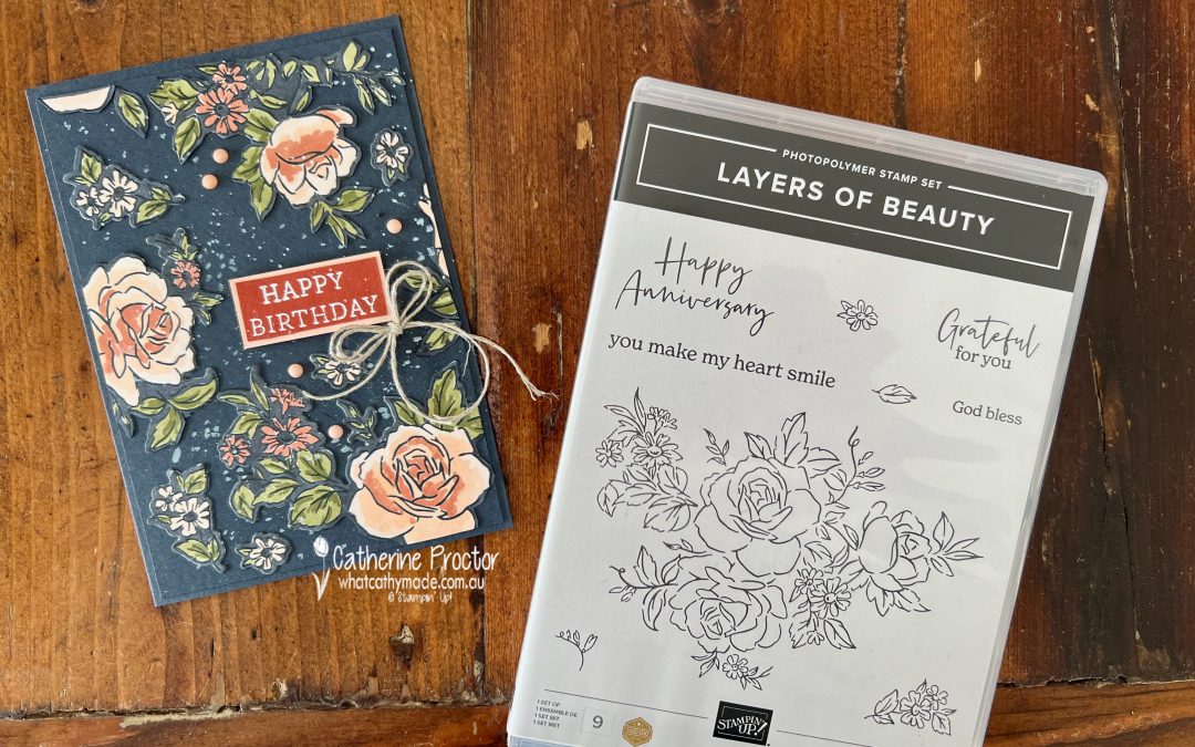 Secret Sea Layers of Beauty Birthday Card