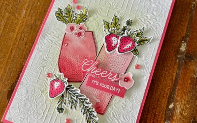 Strawberry Slush Celebratory Cheers & Sips Card
