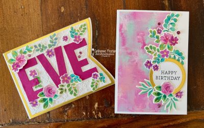 Berry Burst Birthday Cards Using the Extraordinary Flora Washi Tape