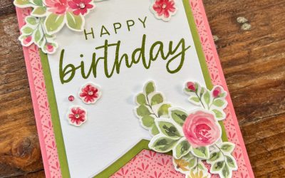 Extraordinary Floral Birthday Card