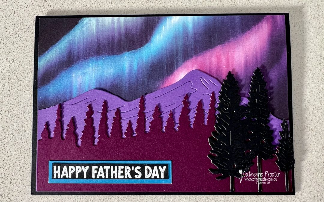 Lights of Aurora DSP & Scenic Adventures Gorgeous Grape Card