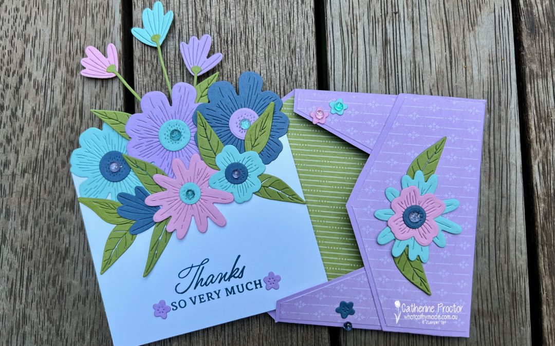 Fresh Freesia “Card in an Envelope” Card