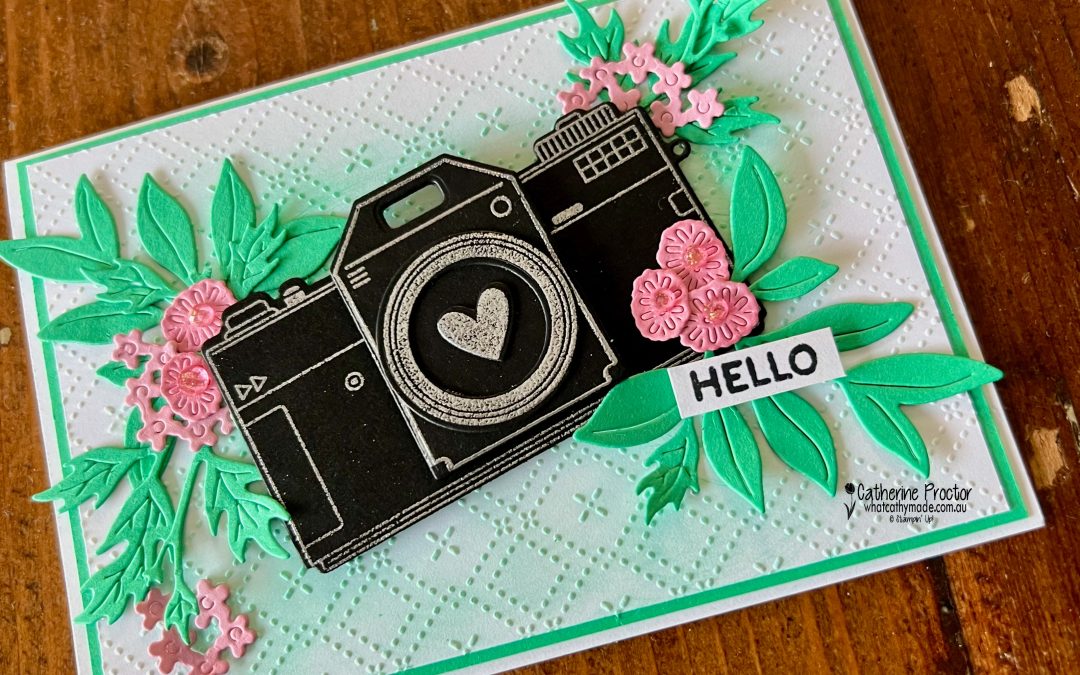 Shy Shamrock Capturing Smiles Hello Card