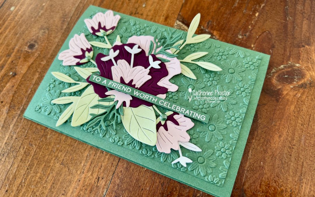 Peaceful Pine & Pretty Florals Card
