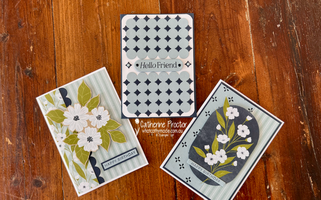 Three Lovely Arrangements Cloud Cover Cards
